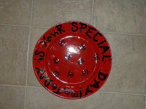You’re special plate DIY