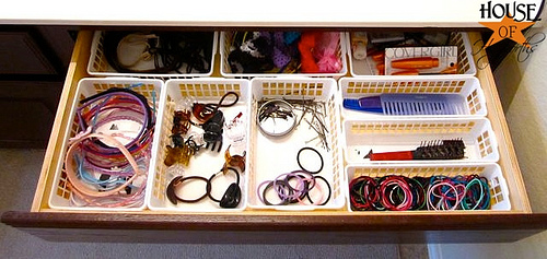 Cheap and easy organizing.  Just the way I like it.