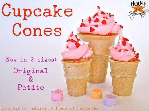 Cupcake Cones: A new Petite Version