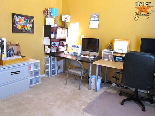 House Tour: Office/Craft/Sewing/Computer Room