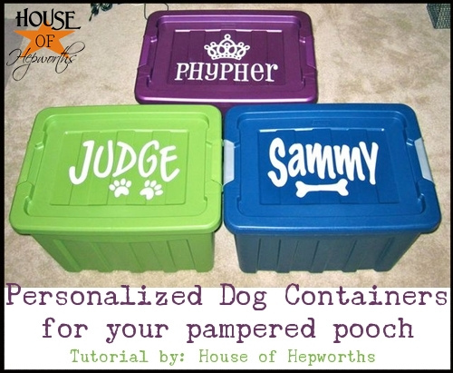 Fit for a {K-9} Princess {or Prince}; stylish food containers for your pampered pooch