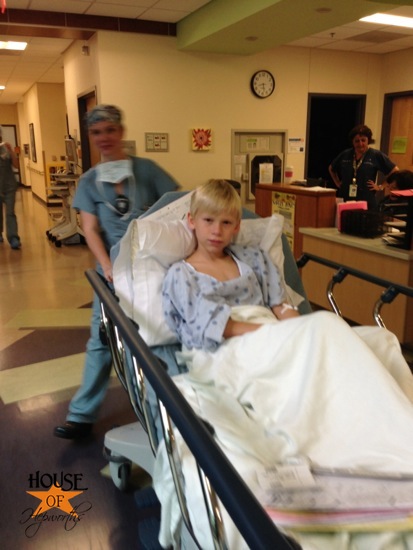 Our son just had a whirlwind appendectomy