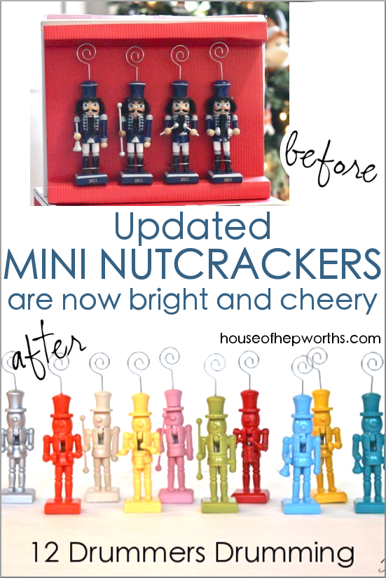 3 ways to decorate with mini nutcrackers