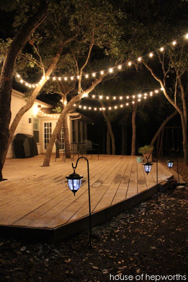 Add outdoor mood lighting for a big impact