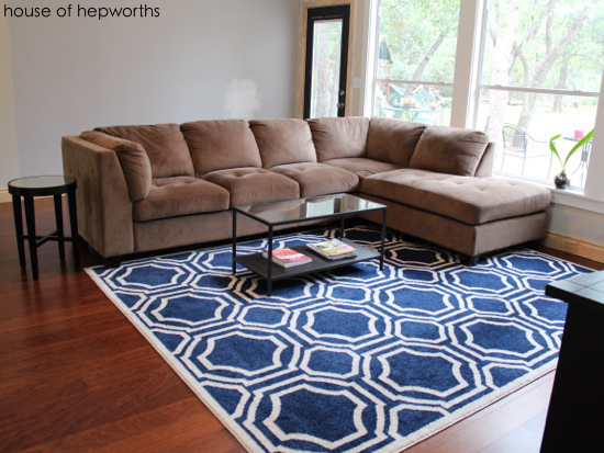 New $99 rugs in the family and dining rooms
