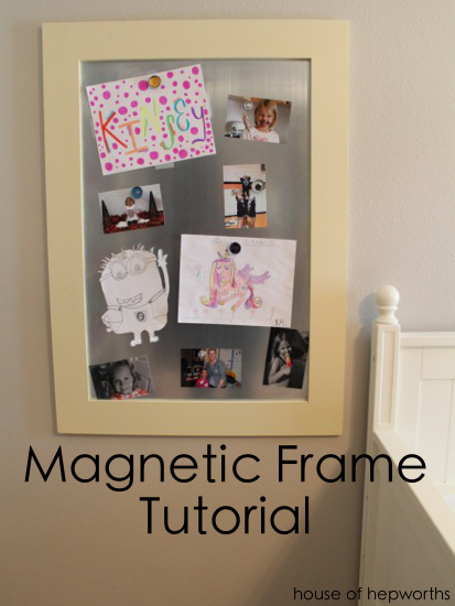 How to make a Magnetic Frame to display artwork