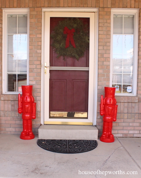 Huge Nutcrackers for your porch