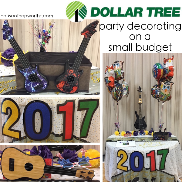 Party decorating on a small budget || dollar store ideas