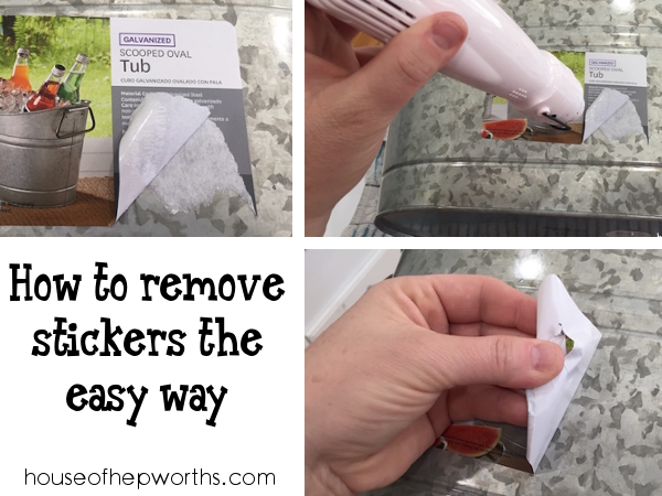 How to remove stickers the easy way