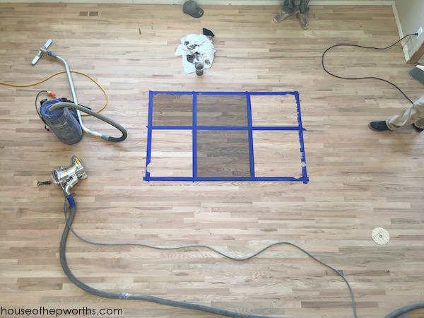 Refinishing hardwood floors, part 3 – staining, mishaps, & final reveal